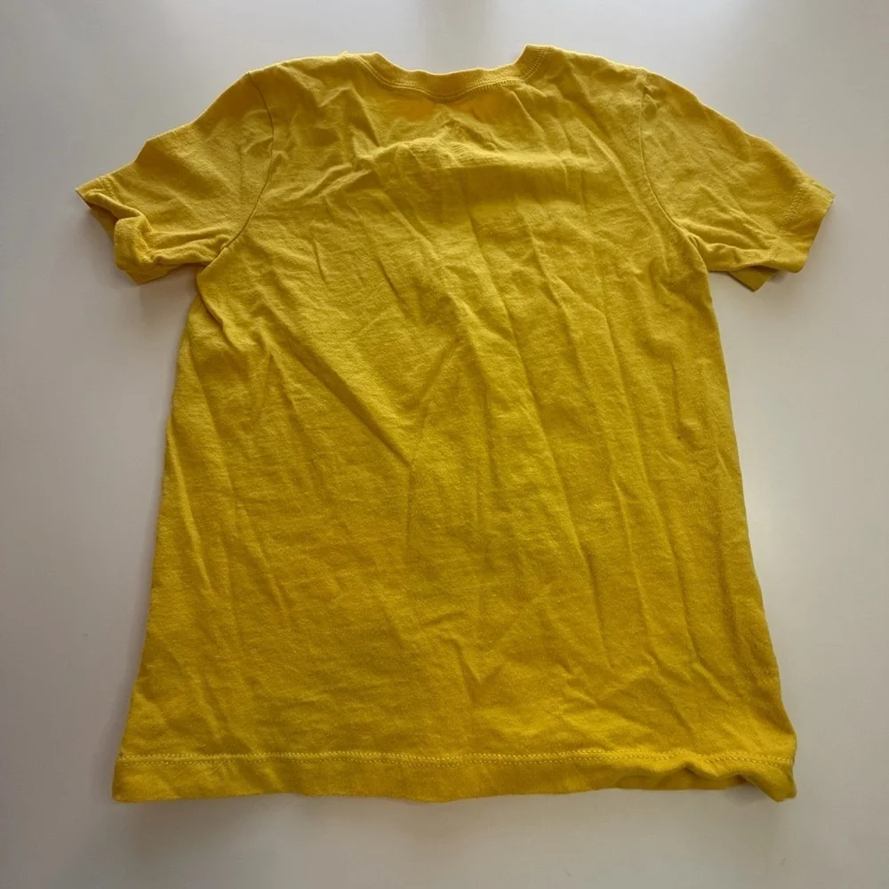 Carter's Yellow Tee with Blue Dinosaur Graphic